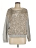 Fifteen Twenty Metallic Silver Sweatshirt Size M - photo 1