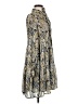 Elan Paisley Metallic Gold Casual Dress Size M (estimated) - photo 4
