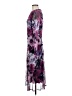 En Focus Studio Print Purple Cocktail Dress Size 6 - photo 5