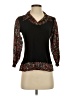 Claudia Richard Black 3/4 Sleeve Blouse Size S - photo 1