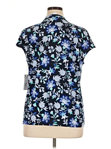 Liz Claiborne Short Sleeve Blouse (view 2)