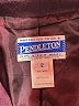 Pendleton 100% Virgin Wool Burgundy Wool Blazer Size 12 - photo 6