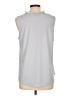Ann Taylor 100% Polyester Gray Sleeveless Blouse Size L (estimated) - photo 2