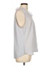Ann Taylor 100% Polyester Gray Sleeveless Blouse Size L (estimated) - photo 4