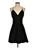 BCBGeneration 100% Polyester Solid Black Cocktail Dress Size 2 - photo 1