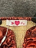 Buddy Love Metallic Orange Short Sleeve Blouse Size M - photo 7