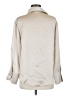 Zara 100% Polyester Metallic Ivory 3/4 Sleeve Blouse Size XS - photo 2