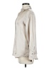 Zara 100% Polyester Metallic Ivory 3/4 Sleeve Blouse Size XS - photo 5