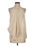 Theory Ivory Sleeveless Silk Top Size P (estimated, petite) - photo 1