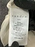 Sandro Ivory Long Sleeve Blouse Size Med (2) - photo 8