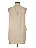 Theory Ivory Sleeveless Silk Top Size P (estimated, petite) - photo 2