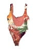 Vitamin A Print Brown One Piece Swimsuit Size S - photo 2