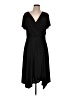 Perceptions Solid Black Cocktail Dress Size L - photo 1