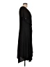 Perceptions Solid Black Cocktail Dress Size L - photo 4