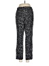Nic + Zoe Animal Print Black Casual Pants Size 8 - photo 2