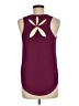 Naked Zebra 100% Polyester Burgundy Sleeveless Blouse Size M - photo 2