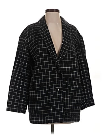 Madewell Waffleback Shaw Blazer in Windowpane (view 1)