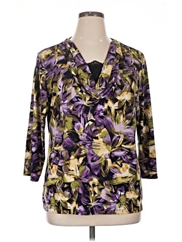 JM Collection 3/4 Sleeve Blouse (view 1)