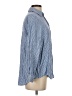 Zara Stripes Blue Long Sleeve Button-Down Shirt Size XS - photo 4