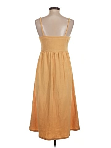 Madewell Cami Button-Front Midi Dress (view 2)