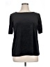 Ann Taylor LOFT Black Short Sleeve Top Size XL - photo 1
