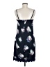 Xhilaration Floral Blue Casual Dress Size M - photo 2