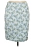 Ann Taylor Print Blue Casual Skirt Size 8 Petite - photo 1