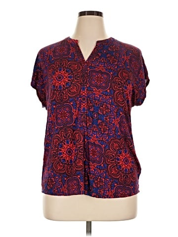 Dana Buchman Short Sleeve Henley (view 1)