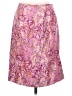 Le Suit 100% Polyester Paisley Pink Casual Skirt Size 6 Petite - photo 2