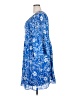 Ninety 100% Polyester Paisley Blue Casual Dress Size 2X - photo 5