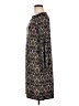 Max Studio Paisley Floral Graphic Black Casual Dress Size M - photo 5