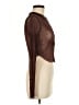 Shein Brown Long Sleeve Blouse Size 6 - photo 4