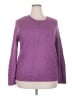 Croft & Barrow Chevron-herringbone Purple Pullover Sweater Size XXL - photo 1