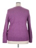 Croft & Barrow Chevron-herringbone Purple Pullover Sweater Size XXL - photo 2