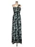 BCBGMAXAZRIA 100% Polyester Paisley Teal Casual Dress Size 12 - photo 1