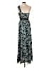 BCBGMAXAZRIA 100% Polyester Paisley Teal Casual Dress Size 12 - photo 2