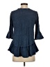 Altar'd State 100% Cotton Blue 3/4 Sleeve Top Size S - photo 2