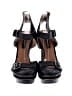 Ann Taylor 100% Leather Black Heels Size 7 1/2 - photo 2