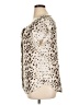 Violet & Claire 100% Polyester Animal Print Ivory Short Sleeve Blouse Size XL - photo 5