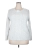 Croft & Barrow Chevron-herringbone Gray Pullover Sweater Size XXL - photo 1