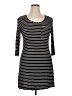 Alya Stripes Black Casual Dress Size L - photo 1