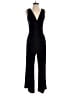Gilli 100% Polyester Solid Black Jumpsuit Size S - photo 1