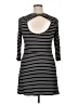 Alya Stripes Black Casual Dress Size L - photo 2