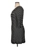 Alya Stripes Black Casual Dress Size L - photo 5