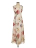 Mica 100% Polyester Floral Tan Casual Dress Size 4 - photo 1