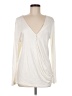 Reiss 100% Viscose Ivory Long Sleeve Top Size M - photo 1