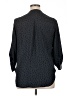 Lush 100% Polyester Black 3/4 Sleeve Blouse Size L - photo 2