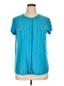 Dana Buchman Teal Short Sleeve Blouse Size XL - photo 1