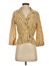 Ivy Jane 100% Cotton Stripes Yellow Blazer Size S - photo 1