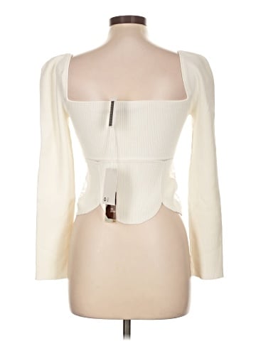 Self-Portrait Long Sleeve Top (view 2)